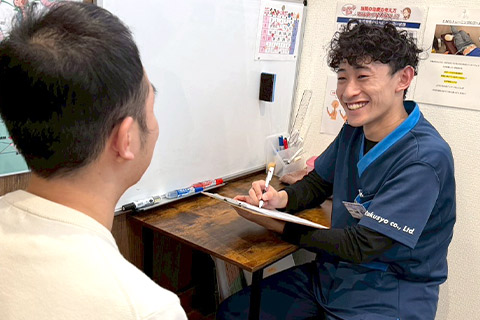初回のカウンセリングで原因を見極めます
